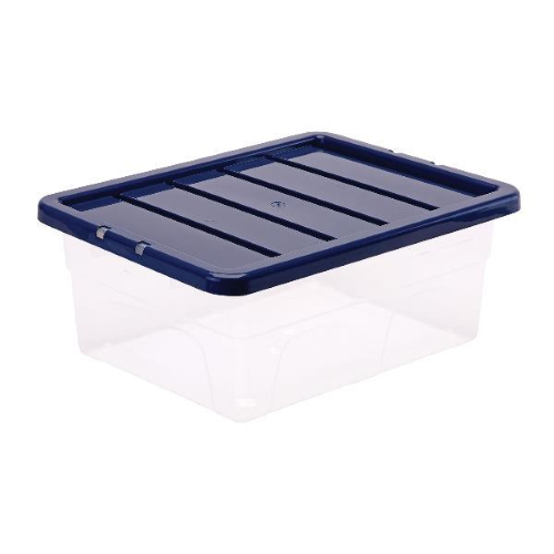 FELLOWES SCATOLA CONTENITORE IN POLIPROPILENE 32X17X40 CM COPERCHIO A SCATTO TRASPARENTE